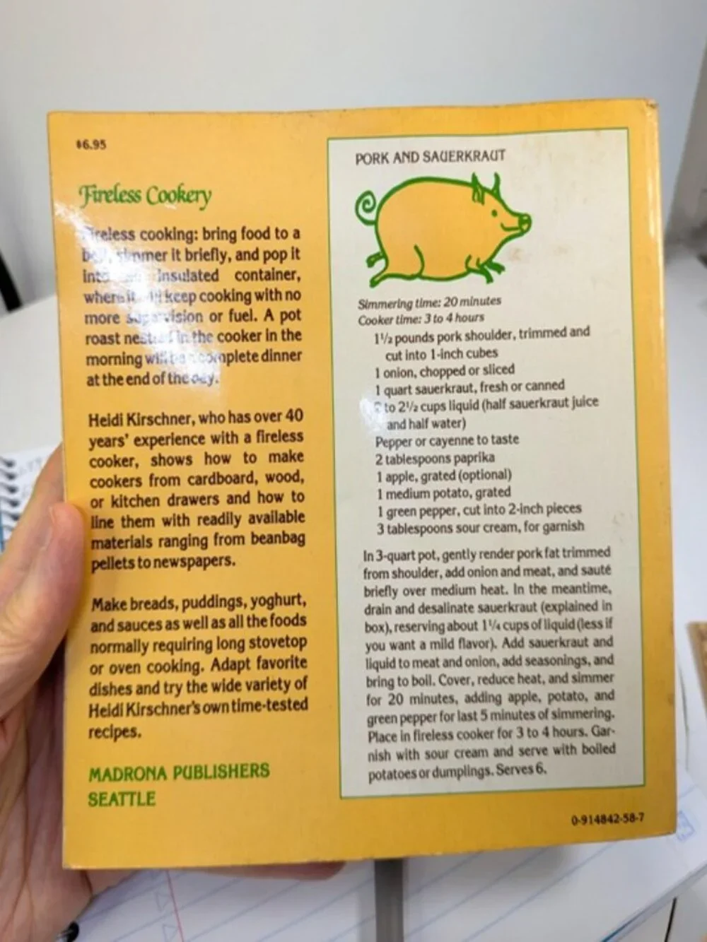 Fireless Cookery Kirschner 1981 Ultimate Off-Grid & Survivalist Guide to Cooking